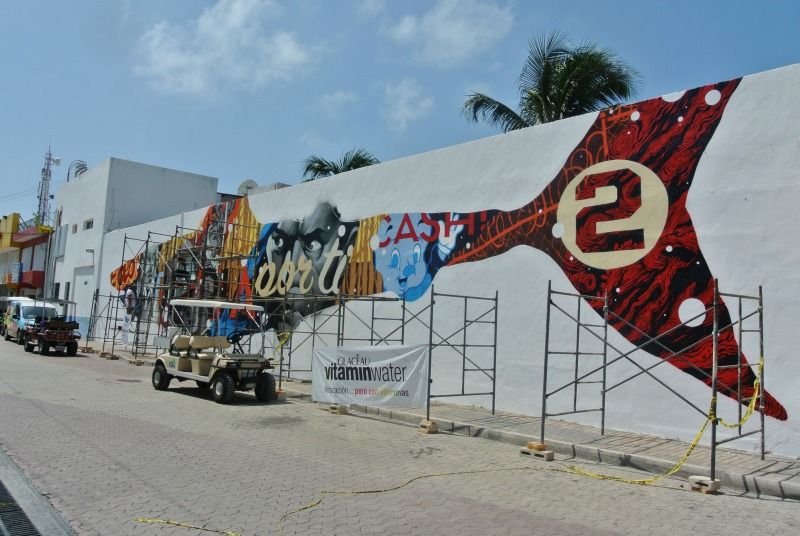 Riviera Maya Lifestyles Blog Sea Walls Murals for Oceans on Isla Mujeres